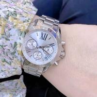 Reloj de acero inoxidable para hombre y mujer, cronógrafo de marca de lujo a la moda, movimiento de sincronización, Serie MK - details 2