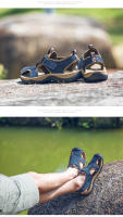 Novedad de verano, sandalias para hombre, sandalias romanas clásicas de cuero, zapatos de playa para exteriores, sandalias informales para senderismo acuático para hombre - details 22