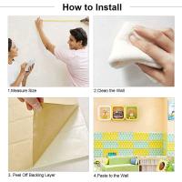 3D Leather Cladded Decor Wall Panel, Shockproof Peel and Stick Wall Sticker Soft Cushion for TV Walls, Children's Bedroom - details 4