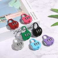 Protector de código de combinación para diario, candado de Metal para maleta de viaje, herramienta de seguridad para equipaje, candado con contraseña, de 3 dígitos Dial, 1 piezas - details 1
