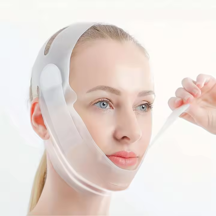 Banda Adelgazante de Silicona de Alta Calidad Correa de Masaje Facial para Levantamiento de Papada y Mejillas Herramientas de Cuidado de la Piel de Belleza para Mujeres - 1