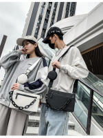 Nuevos bolsos para hombres y mujeres, bolsos de cadena personalizados de moda, bolsos de mensajero de hombro neutros y versátiles de moda, bolsos cuadrados pequeños. - details 18