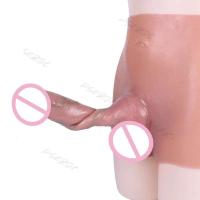 Leten Mono con consolador de cuatro esquinas de cintura alta para masturbadores masculinos, con pantalones huecos alargados y gruesos - details 10