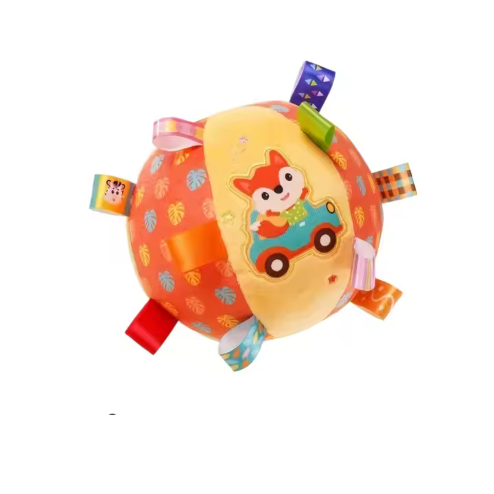 [Bola de felpa de poliéster suave para jóvenes] CEKCEK Bola de agarre de felpa para jóvenes con campana - Poliéster suave, colores mezclados - Perfecto para jóvenes y jóvenes - Ideal para cumpleaños, Acción de Gracias, regalo de Navidad, ejercicio, rompec - 1