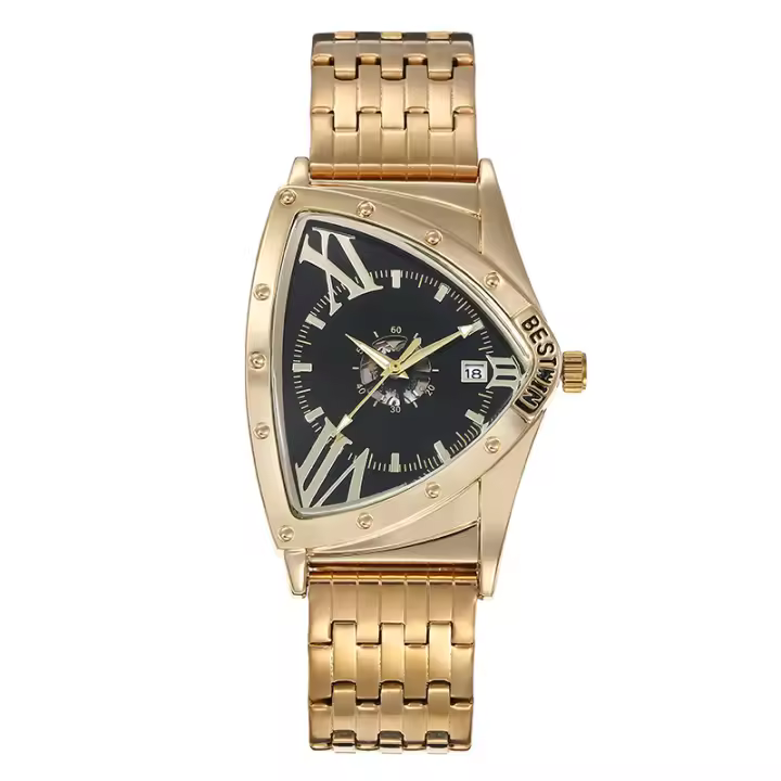Triángulo personalidad reloj moda no mecánico a prueba de agua relojes para hombres - 1