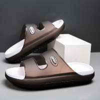 2024 Night Glow Shit Feeling Suela gruesa de EVA para el hogar para hombres Una línea para uso externo con zapatillas antideslizantes - details 19