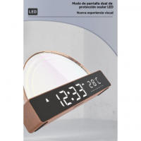 Reloj Despertador Inteligente de Color Dazzle Luz Ambiental en Stock Despertador de Iluminación y Decoración - details 4