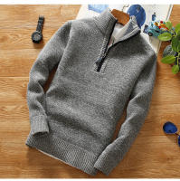 Cardigan de Piel Cálido para Hombre Ajuste Delgado Cómodo para Otoño e Invierno - details 1