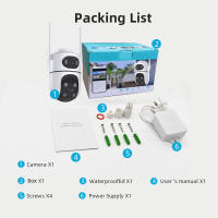 Cámara 360 grados doméstico inalámbrico WIFI exterior Internet remoto inteligente Visión nocturna alarma vigilancia - details 14