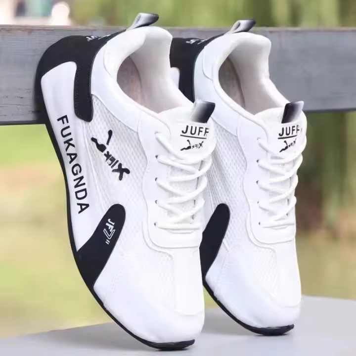 Zapatos deportivos impermeables de cuero para hombre, calzado de viaje - 1