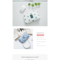 Nueva bolsa de cosméticos Simple, bolsa de almacenamiento de cables de datos multifuncional portátil, bolsa de acabado, organizador portátil de viaje y negocios - details 0