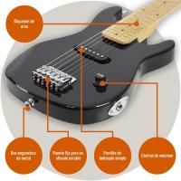 Paquete de Guitarra Eléctrica para Principiantes Tamaño 1/4 Amplificador Portátil de 5 W Cable - details 22