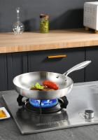 Sartén de acero inoxidable 304, sartén antiadherente multifuncional sin recubrimiento, herramientas de cocina plegables, utensilios de cocina - details 8
