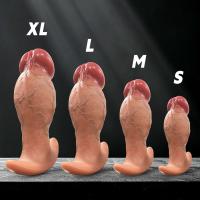 Leten Super Grande Película Realista de Silicona Juguete Intimo para Mujeres, Maricacho, Penetración Anal, Estilo Bicho Más Grande - details 5