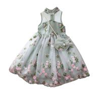 Vestido de Princesa con Bordado de Flor para Niñas en Edad de 2-7 Años Ideal para Fiestas de Boda - details 2
