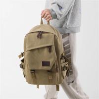 Mochila de lona de alta calidad para hombre, bolso escolar de gran capacidad para adolescentes y niños, mochila de viaje antirrobo, bolso de hombro - details 9