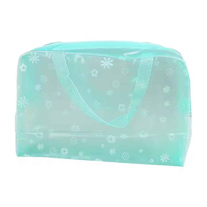 Bolsa de cosméticos impermeable, bolsa de almacenamiento de baño y lavado, bolsa de aseo de viaje para baño, vacaciones y organización - 1