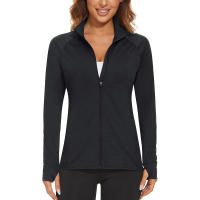MAGCOMSEN-Chaqueta atlética ligera para mujer, manga larga, Upf 50 +, Tops con cremallera de Golf - details 25
