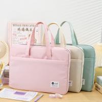 Bolsa de almacenamiento de documentos de gran capacidad, organizador de archivos A4 de tela Oxford de doble capa con asa, bolsa de almacenamiento de libros impermeable - details 21