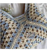 Popular Beach Vacation Nuevo bolso de hombro tejido versátil para mujer, bolso portátil. - details 11