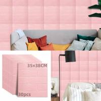 30 Uds paneles Decorativo Para Pared 3d Espuma impermeable Ladrillo, 35cm * 38cm - details 5