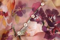 XNWMNZ 2025 primavera nueva ropa de mujer vestido con botones vanguardistas glamuroso otoño mujer cuello en V vestidos de manga larga volantes ral - details 4