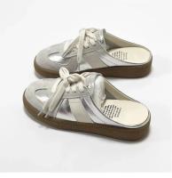 Zapatos de mulas para mujer, mocasines sin cordones con punta redonda, zapatillas para caminar, zuecos perezosos, plataforma de verano, zapatillas Creeper Baotou - details 12