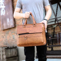 Bolsa De Hombro Para Oficina De Gran Capacidad Con Múltiples Bolsillos Resistente Al Agua Para Hombres Bolsa Bandolera Para Laptop Bolso De Negocios Para Comunicación - details 1