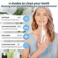Irigador Dental Portátil Profesional 300ml, 4 Modos, 6 Chorros, Impermeable IPX7, Recargable por USB - details 5