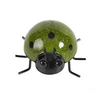 Estatua de Mini Metálica de Ladybug Beetle para Decoración del Hogar Adorno de Pared Colgante para Jardín Patio Figura de Escultura Exterior - details 11