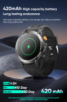 Reloj inteligente para hombres, pulsera deportiva de alta pantalla a color al aire libre, a prueba de agua IP68, 1,52 - details 9
