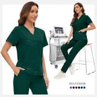 Ropa quirúrgica para Hospital, uniforme médico, conjunto exfoliante para mujer, accesorios para médico y enfermera, conjunto exfoliante para clínica Dental, ropa de trabajo para salón de belleza - details 18