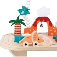 Janod dino table juego de desarrollo de actividades múltiples juego educativo J05825