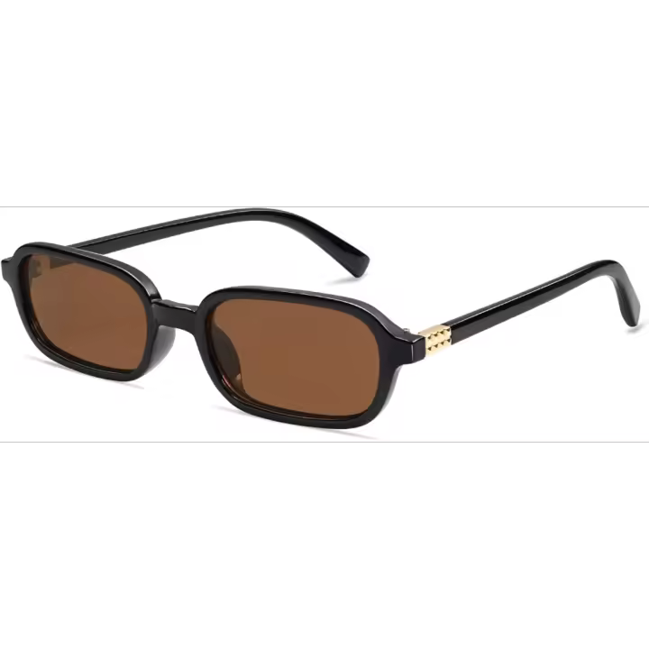 Gafas de Sol rectangulares para Mujer, vintage Estilo, Modernos, divertidas, pequeños, cuadradas, de los años 90 - 1