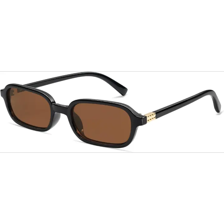 Gafas de Sol rectangulares para Mujer, vintage Estilo, Modernos, divertidas, pequeños, cuadradas, de los años 90 - 1