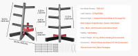 SucceBuy Soporte para platos de pesas, marco para platos de 2 pulgadas, un bonito soporte para gimnasio. - details 5