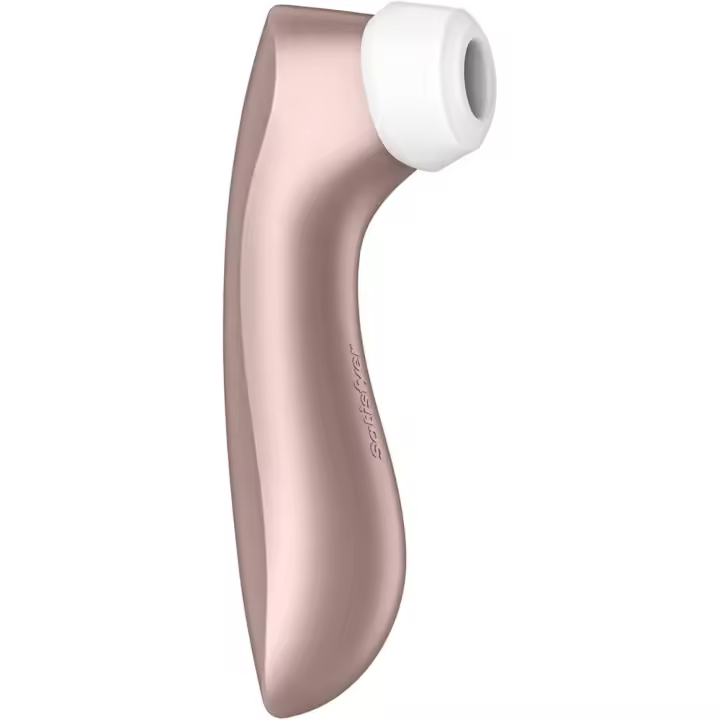 Vibrador con ondas de presión Satisfye Pro 2+, succionador de clítoris recargable con ondas de presión y vibración, dispositivo de bienestar sexual para mujeres, impermeable, color:violeta - 1