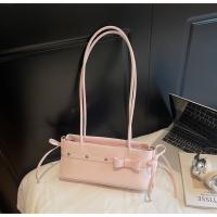 Bolso portátil con forma de palo francés, cinta con lazo Y2K, bolso de hombro con lazo, estilo francés coreano, bolso para axilas, trabajo - details 22