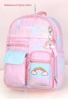 Mochila escolar arcoiris para niñas,Bonita mochila escolar,Regalo para estudiantes de primaria,Mochila escolar infantil - details 12
