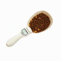 Báscula de Alimentos para Mascotas Herramienta de Medición Electrónica para Perro y Gato Cuchara de Medición para Cocina con Pantalla Digital Display 250ml Material Plástico Dangerous Goods: Normal goods con batería - details 2