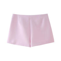 Minifalda de moda con lazos laterales, pantalones cortos elegantes de cintura alta para mujer - details 3