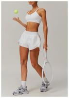 Sujetador de Yoga con espalda cruzada para mujer, ropa interior deportiva de secado rápido para gimnasio, ropa interior suave de Color sólido para correr al aire libre, Tops deportivos ajustados a prueba de golpes para Fitness - details 3
