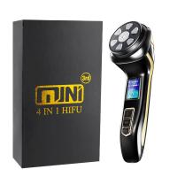 Mini Masajeador Facial y Corporal de Ultrasonidos Máquina de Limpieza Profunda 4 en 1 HIFU 3ª Generación EMS Calentamiento de Pulso Herramienta de Cuidado de la Piel Facial - details 8