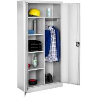 Armario de Archivado de Metal para Oficina 6 Cajones, Barra, Puertas Bloqueables, Acero de Calidad, Mueble de Oficina, Candado de Seguridad, Estanterías Metálicas 180x80x40cm Gris - details 0