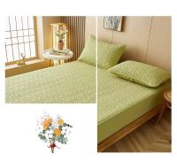 Funda de colchón acolchada suave de algodón puro, Protector de almohadilla de cama personalizado, antibacteriano, tamaño King, no incluye funda de almohada - details 6
