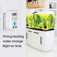 Interruptor Digital Programable Ciclo Repetitivo Limitado de 24 Horas Control de Bomba de Agua 110V/220V Adecuado para Jardín y Riego al Aire Libre - details 1