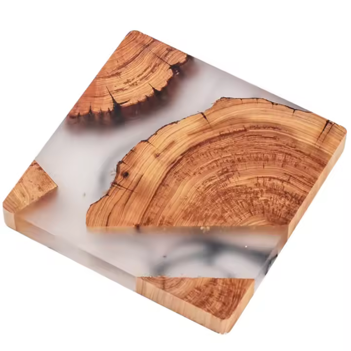 Manteles individuales, posavasos de pino resistentes al calor, tapete para bebidas antideslizante duradero, almohadilla para taza de té de resina ecológica, regalo para niños - 1