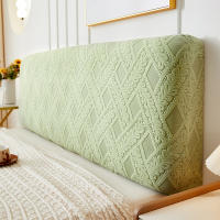 Funda de Cama de Terciopelo Jacquard Protector de Cabeza y Lado de Cama con Elástico Material Poliéster Resistente al Polvo para Decoración de Hogar y Hotel - details 12