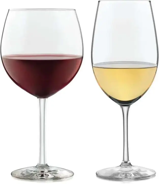 Juego de 12 copas de vino Vineyard Reserve, sin plomo, para Merlot, Burdeos, Chardonnay - 1