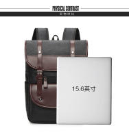 Mochila para hombre, mochila escolar vintage de calle para secundaria, mochila de viaje versátil de moda. - details 5